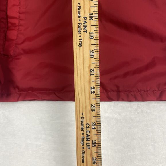 Disney Vans Mickey Mouse Windbreaker Jacket Kids Large Red Black Snap On - Picture 6 of 8